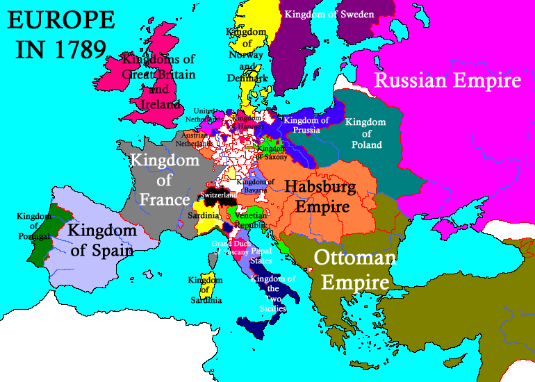 Map Of Europe 1789 Cvflvbp
